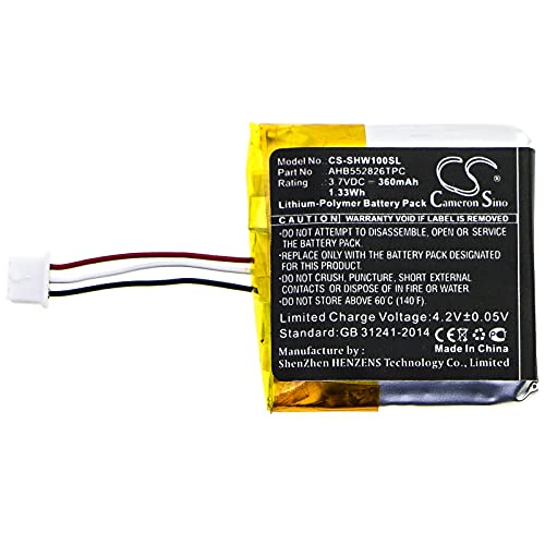 BPFV 360mAh DW 10, SDW 10, SDW 10 HS, SDW 5013, SDW 5014, SDW 5015, SDW 5016 Wireless Headset Battery AHB552826TPC for Sennheiser