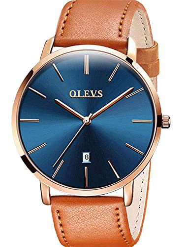 Image of OLEVS Men's Watches Analog Quartz Chronograph Dress Watch Multifunctional Stainsteel Steel Waterproof Classic Original Watch for Man