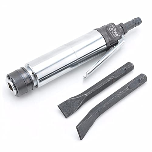 Pneumatic Air Shovel Rust Remover Chisel Machine Metal Burr Weld Removing Tool (Silver)