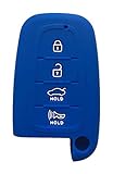 Rpkey Silicone Keyless Entry Remote Control Key Fob Cover Case protector For Hyundai Elantra GT Genesis Genesis Coupe Sonata Veloster Tucson Kia Optima Rio Forte Koup Soul Sportage SY5HMFNA04