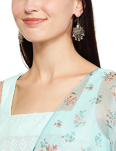 Image of KETCH PolyWomen's Cotton Regular Fit Sleeveless Ethnic Set
