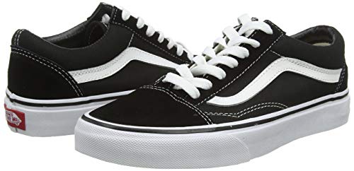Vans Vans Unisex Old Skool Skate Shoe (7.5 D(M), Black/White)