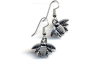 Steel Bee Earrings: Exquisite Elegance for Earring Adornments