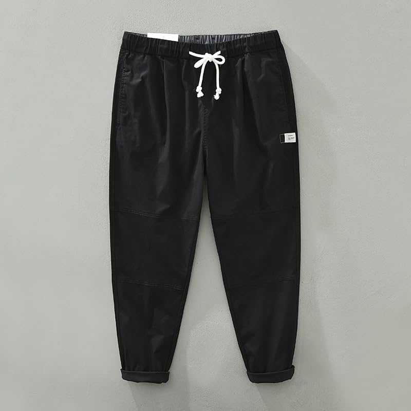 Pantalons automne hommes coupe droite et ample style vintage décontracté