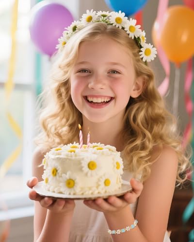 Birthday Gifts for 10 Year Old Girl Gifts Daisy Bracelet Girly Girl Stuff for Teen Teeanage Girls Daughter Niece, I Love You Every Daisy4