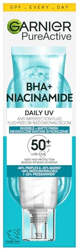 Garnier Pure Active BHA + Niacinamide SPF50+, 40 ml