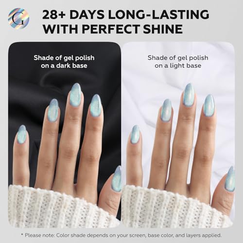 GLOSS Esmalte de uñas gel Cat Eye Blue Lagoon 15ml miniatura 2