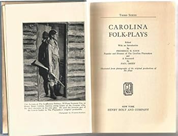 Hardcover Carolina Folk-plays Third Series Book