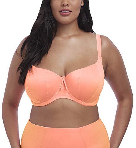 Elomi Swim Amazonia Underwired Sweetheart Bikini Top (40F, Mango)
