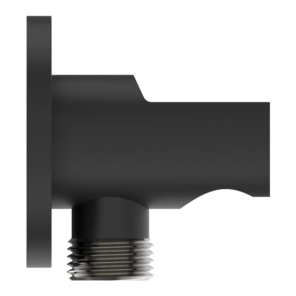Ideal Standard - Supporto a parete fisso erogante per doccetta, Nero Seta