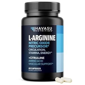 Extra Strength L Arginine – 1200mg Nitric Oxide Supplement for Muscle Growth, Vascularity & Energy – Powerful NO Booster with L-Citrulline & Essential Amino Acids to Train Longer & Harder