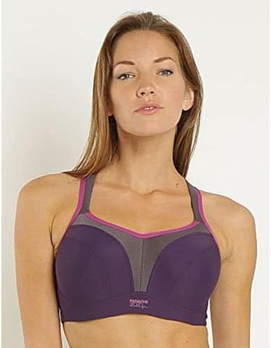 Panache Women's High Impact Underwire Sports Bra, Purple, 30D