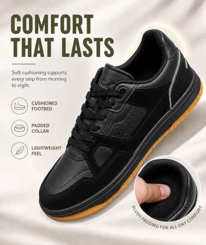 Image of HAUX Stylish Casual Mid Top Sneaker and Trendy Shoes with Laces for Men & Boys, Perfect, College, Parties and Outings, Lightweight, Comfortable, and Durable for All-Day Use, Cushioned Sole for Walking and Outdoor Styling