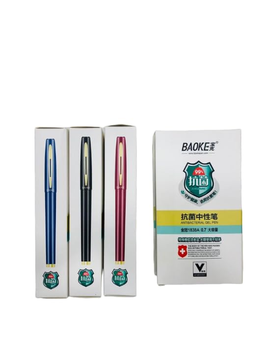 53ARTS BAOKE 0.7mm Smooth Gel Pen (Blue, Black, Red) -3 Pen Set