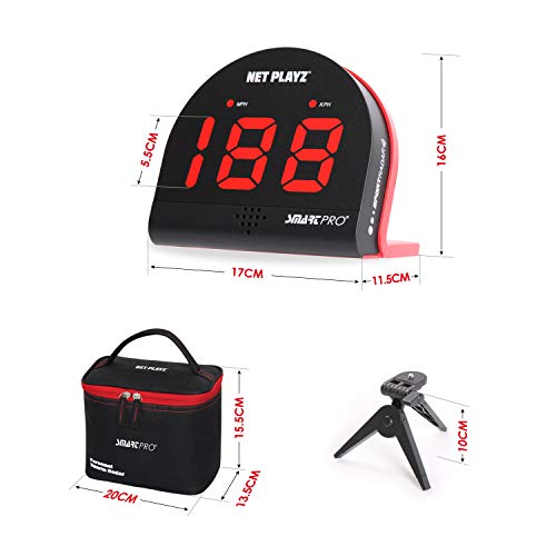 image for NET PLAYZ Speed Radar, Muti-Sports Radar Gun (Hands-Free) Measure Spee