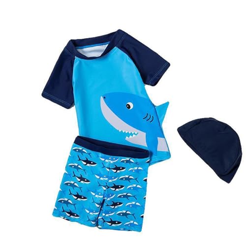 Maillot de bain bébé garçon 2 pièces bleu à motifs dessin animé taille 4 ans