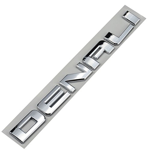 Image of Aimoll Denali Nameplate Emblems, Badge Replacement for Gm 07-13 Sierra (3pcs Chrome)