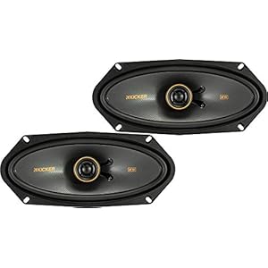 Pair Kicker 47KSC41004 4×10 75 Watt 2-Way Car Audio Coaxial Speakers KSC41004