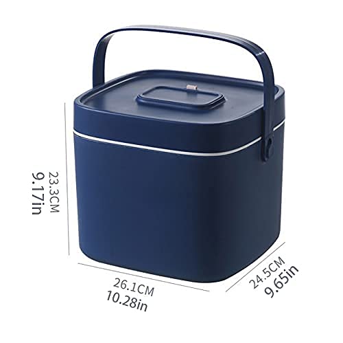 Kit de primeros auxilios portátil, caja Mcal Sto de 2 capas para uso doméstico y exterior, nizer de salud con suministros ciales (blanco, talla L)