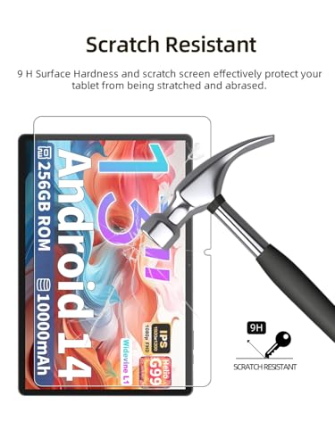 Protector de pantalla vidrio templado para TECLAST T65Max 13 pulgadas miniatura 6