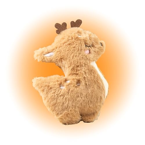 iN Microwave Heating Pads for Cramps, Pain Relief - Plush Wheat & Lavender Microwavable Heating Pads for Anxiety & Cuddle - Stress Relief for Women & Girls - Moist Heat Pack with Washable Cover (Deer)