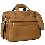 Diese Umhängetasche ist optimal nutzbar als Laptoptasche, Lehrertasche, Aktentasche und vieles mehr | XL Ledertasche für Lehrer
