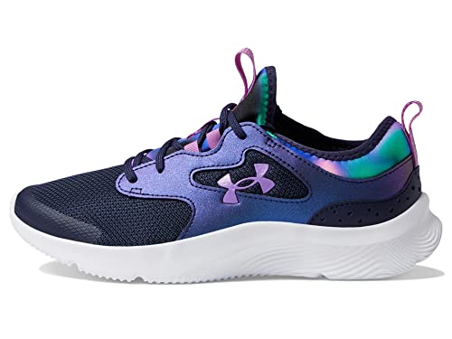 Under Armour Girl's Infinity 2.0 NL (Big Kid) Midnight Navy/Antifreeze/Lunar Purple 6 Big Kid M4