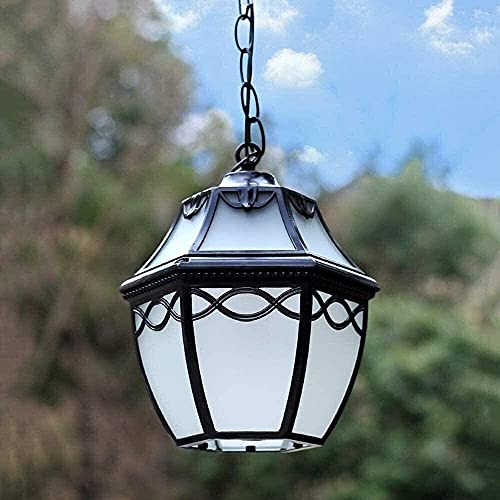 Lumière suspendue extérieure étanche et lanterne de terrasse E27