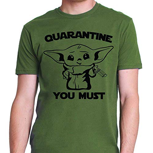 Baby yoda quarantine shirt Clearance