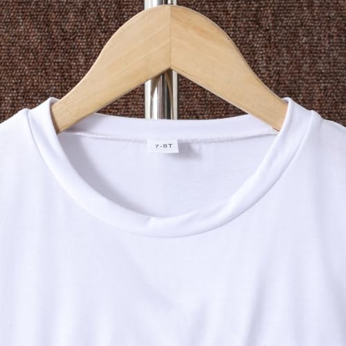 Image of Ayzozuy Boy Clothes Colorblock Top + Drawstring Waist Shorts 2 Pieces Kid Summer Outfits Set