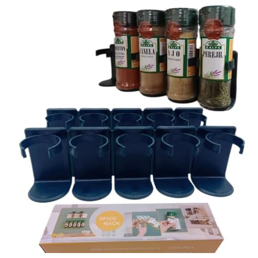 Mercaaran Especieros para Cocina PACK 10 UNIDADES-Organizador Especias Cocina- Organizador Cajones Cocina - organizador cocina-Organizadores de Cocina-especiero-accesorios cocina-Almacenaje cocina