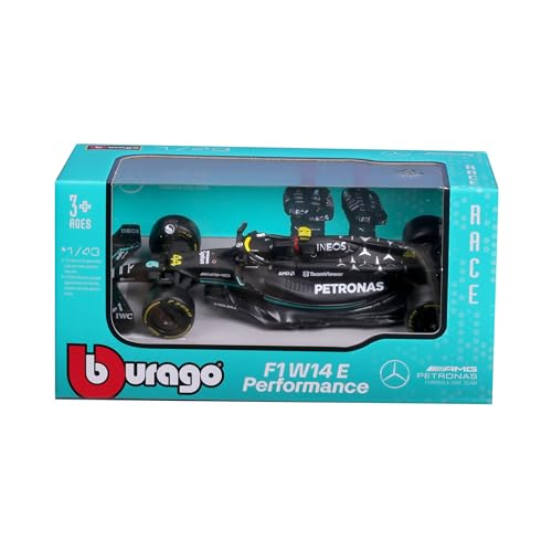 Bburago 1:43 F1 MB W14 2023 Hamilton en Dispensador miniatura 5