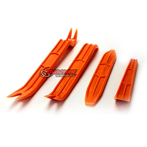 Kit Espatula Nylon Desmontar Painel Moldura Portas Carros