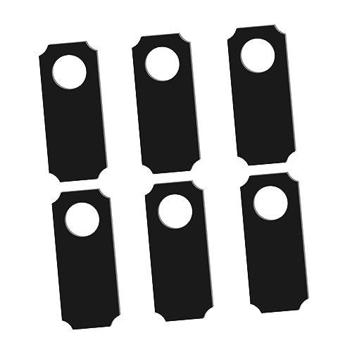 KICHOUSE Hotel Room Message Board 12pcs Chalk Board Door Hanger Wooden Door Hanging Decor Pendants