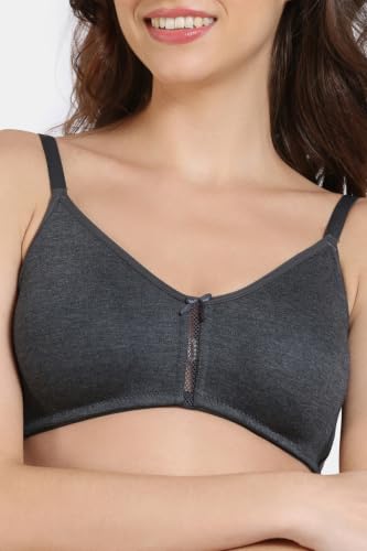 Image of Zivame Double Layered Non Wired 3 /4th Coverage Bra - Skin