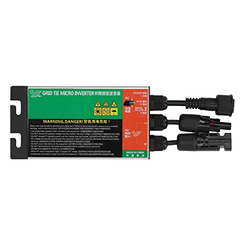 Reiner Sinus-Wechselrichter, MPPT-Netzwechselrichter AC230V, Hohe Genauigkeit, Kompakt, 92,5% Umwandlungswirkungsgrad, mit Kabel für Energiesysteme (120W)