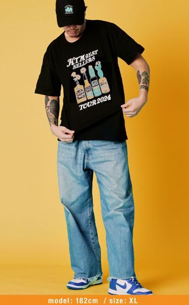 ケツメイシ KTM TOUR 2024 Cactus&Flower 工場 TEE/BLACK/Tシャツ/L
