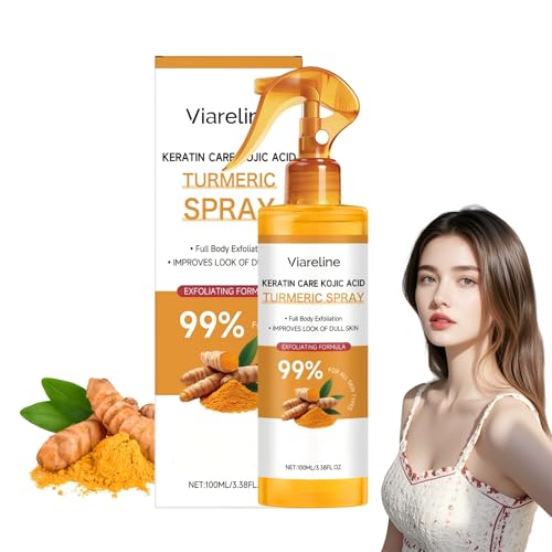 Peel Shot Keratin Care Kojic Acid Turmeric Spray urmeric Exfoliating Spray Gentle Moisturizing Nourishes the Skin for Body and Face All Skin Types