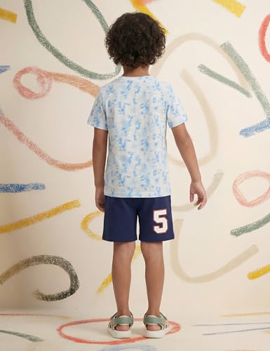 Image of Amazon Brand - Symbol Boy's Marble Regular Fit T-Shirt