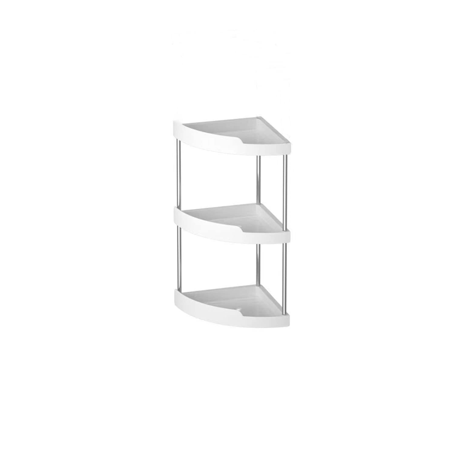3 Tier Shower Caddy Corner Shower Shelf Organizer Bathroom Accessories Organiser Storage Kitchen Rack White