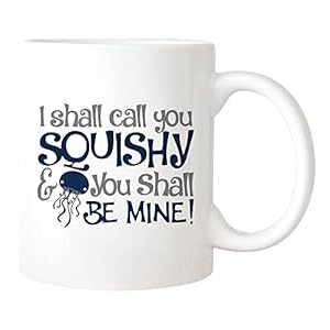 Fonhark Finding Nemo Coffee Mug I Shall Call You Squishy Dory Finding Dory Finding Nemo Quote 11 Oz Novelty Coffee MugCup White