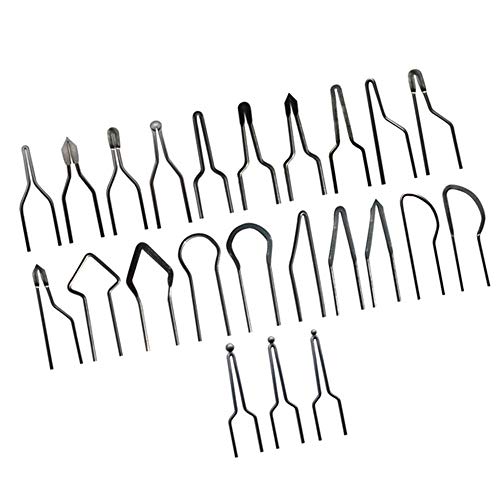 LQKYWNA 23pcs Pyrographic Tip Kit Metal Alloy High Impedance Accessories Wood Burning Portable Heating Wire Replacement Carving