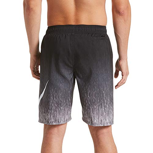Nike Swim Men's Standard Rush Ombre Breaker 9" Volley Short Swim Trunk, Black, Small #TOP1