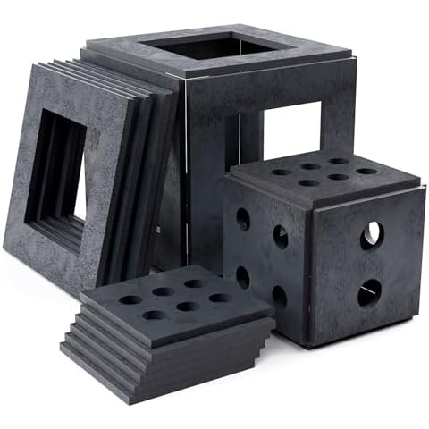 WelderElite 12-Piece Welding Coupons 1/8" Welding Practice Kit 11 Gauge Beginners Welding Mild Steel Sheet Can Be Used to Make 1 Dice and 1 Cube Frame Cover