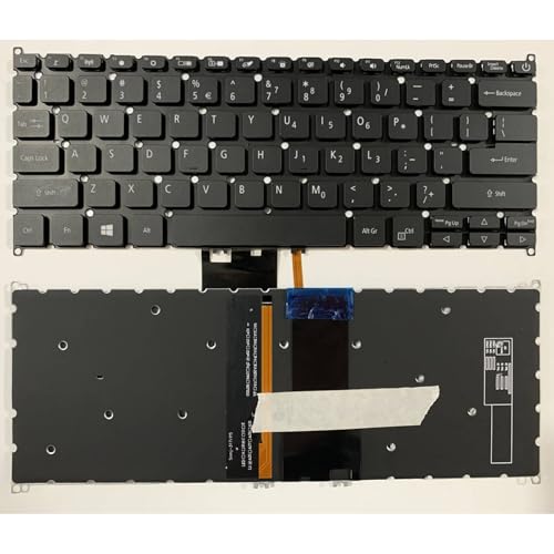 Acer N16C4 N17W2 N17W6 N17W7 N18P1 N19H2 N19P1 �m�[�g�p�\�R���p�L�[�{�[�h�iUS�j(On-off Backlit US)