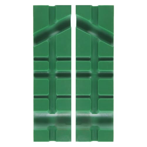 Durlo Ganasce magnetiche per morsa da 4 con scanalature a U magnetiche,cuscinetti in gomma per ganasce da banco,protezioni multiuso per lavorazione del legno, creazione di gioielli,idraulica