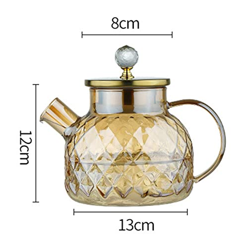 Bouilloire en verre multifonctionnelle avec carafe à thé et pichet 1000mL - 4