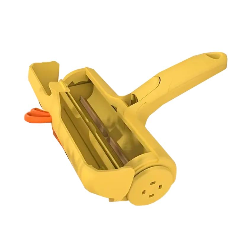 Generic Roller Pet Hair Remover and Reusable Lint Roller, Cat and Dog Hair Remover for Furniture, Couch, Carpet, Clothing and Bedding - Portable, Multi-Surface Fur Removal Tool, normal, Yelow