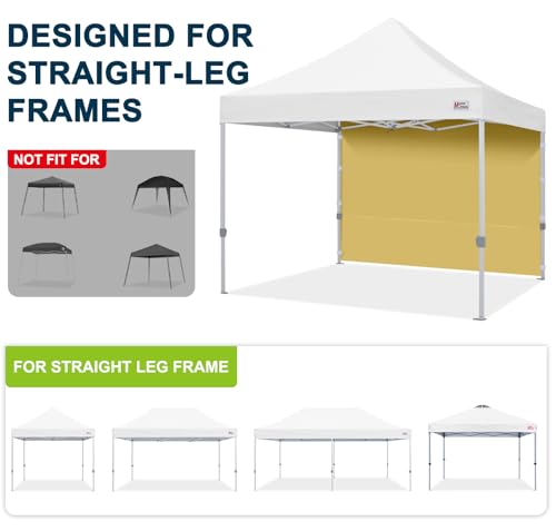 Image of MASTERCANOPY 8x8 Pop Up Canopy Sidewall Only 1-Pack Beige