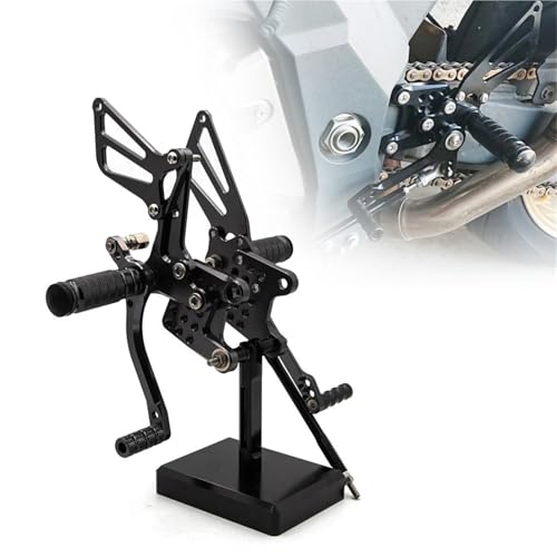 Repose-pieds arrière en alu CNC pour Suzuki SV650 et SV1000 de 1998 à 2014